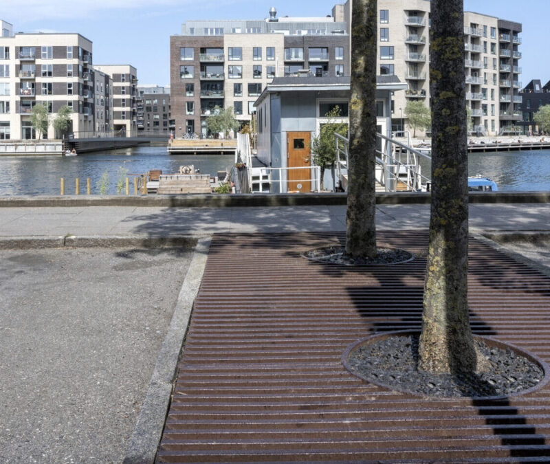 Dock-line Træhulsrist i støbejern