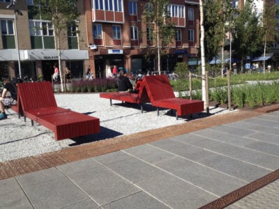 bänkar för avkoppling