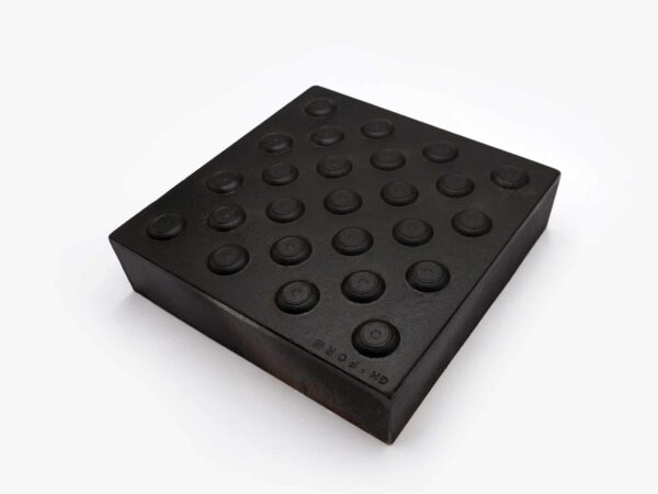 Tile with knob element